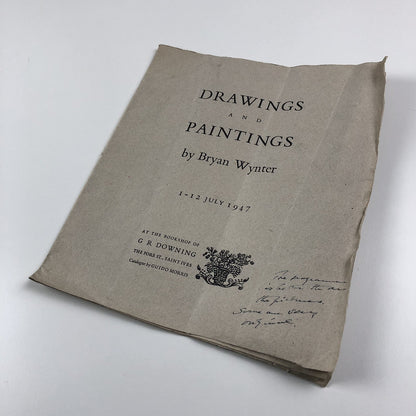 Catalogue Drawings and Paintings by Bryan Wynter | Guido Morris, St Ives catalogue leaflet 1947