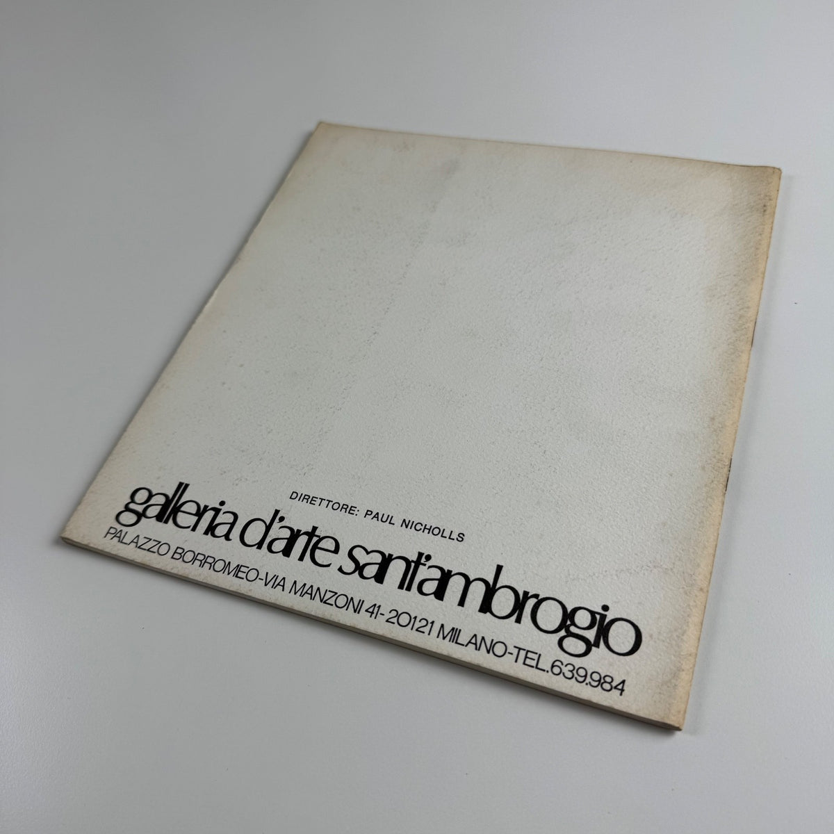 Aspects of Modern Art in Britain | Galleria d’art Sant’Ambrogio, 1973