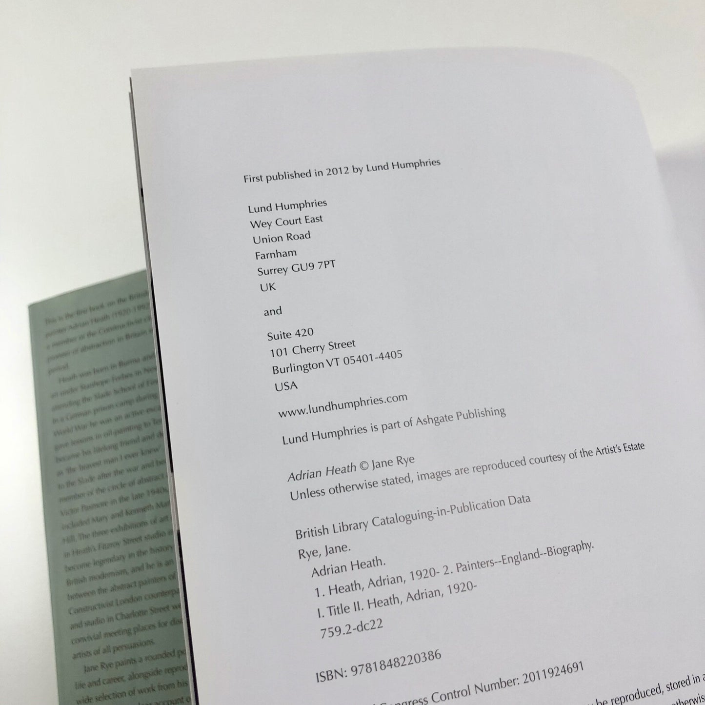 Adrian Heath by Jane Rye | Lund Humphries 2012