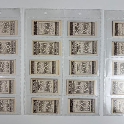 Set of 25 Churchman’s Cigarette cards relating to British Empire Exhibition 1924