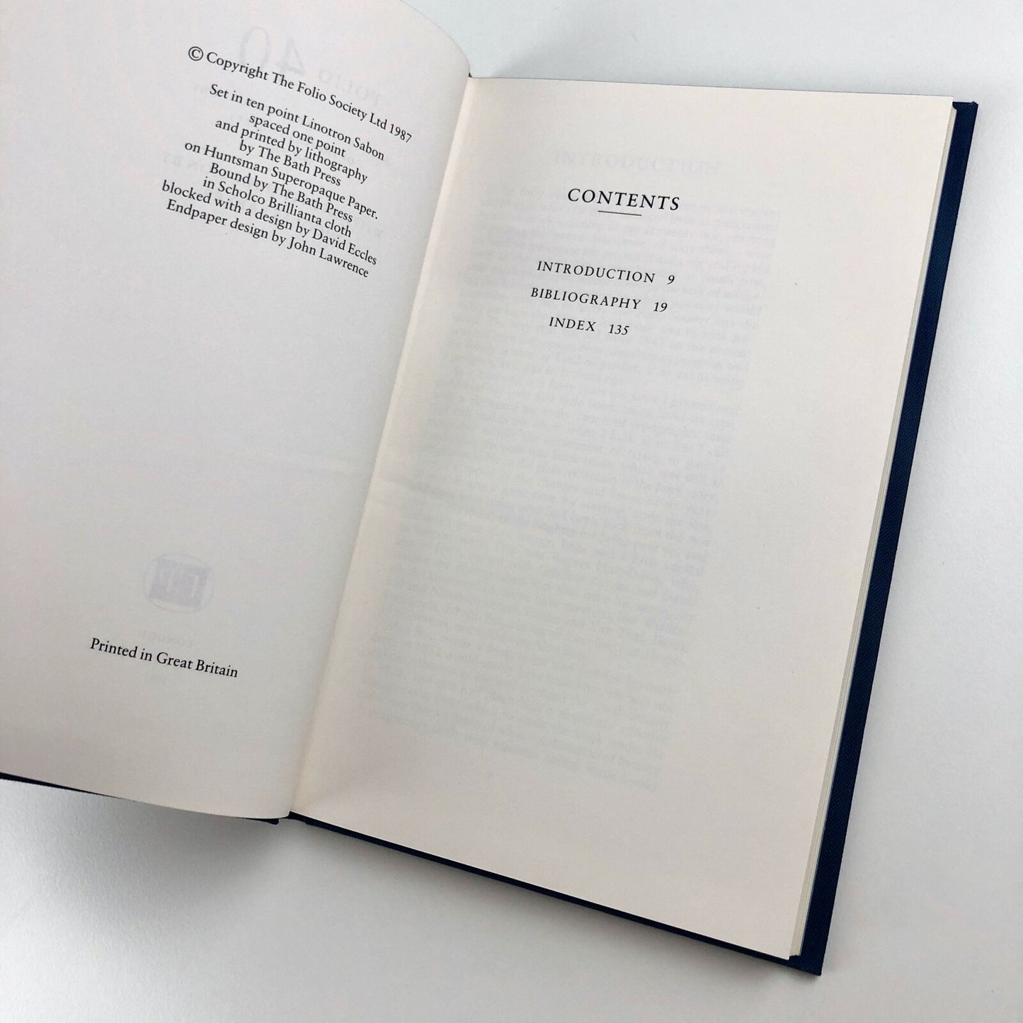 Folio 40: A Checklist of the Publications of the Folio Society 1947-1987