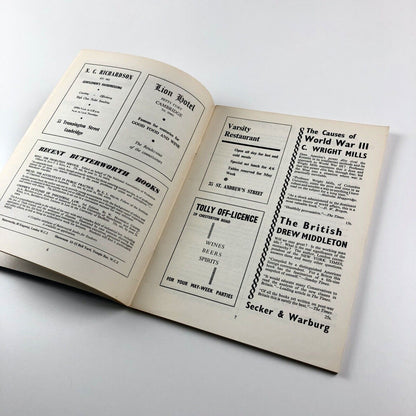 Cambridge Opinion magazine. America | No. 15, June 1959 | edited by Anthony Lester | Cambridge University