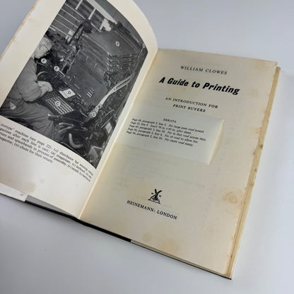 Guide to printing an introduction for print buyers | William Clowes Heinemann 1963