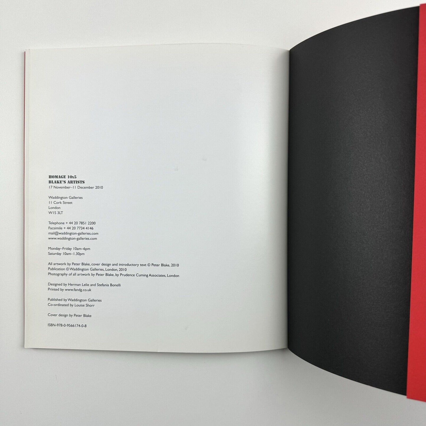 Homage 10 x 5 Blake’s Artists. Peter Blake | Waddington Galleries, 2010