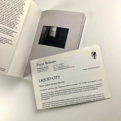 Liquid City | Marc Atkins and Iain Sinclair | Reaktion Books, 1999