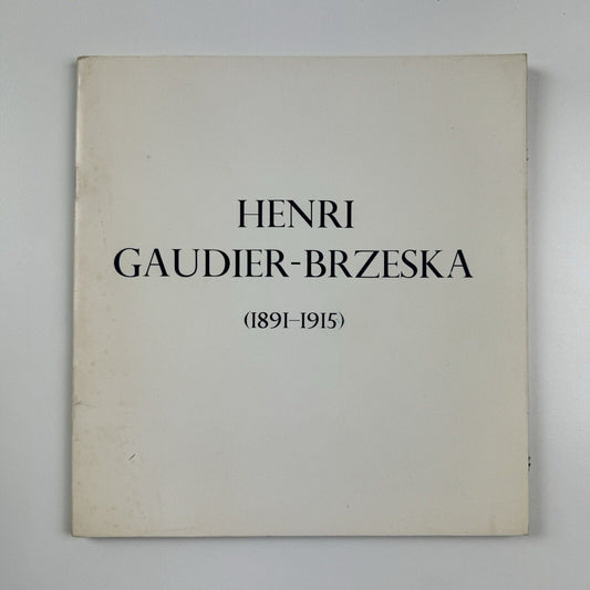 Henri Gaudier-Brzeska 1891-1915 Sculptures | Scottish National Gallery of Modern Art, 1971–72
