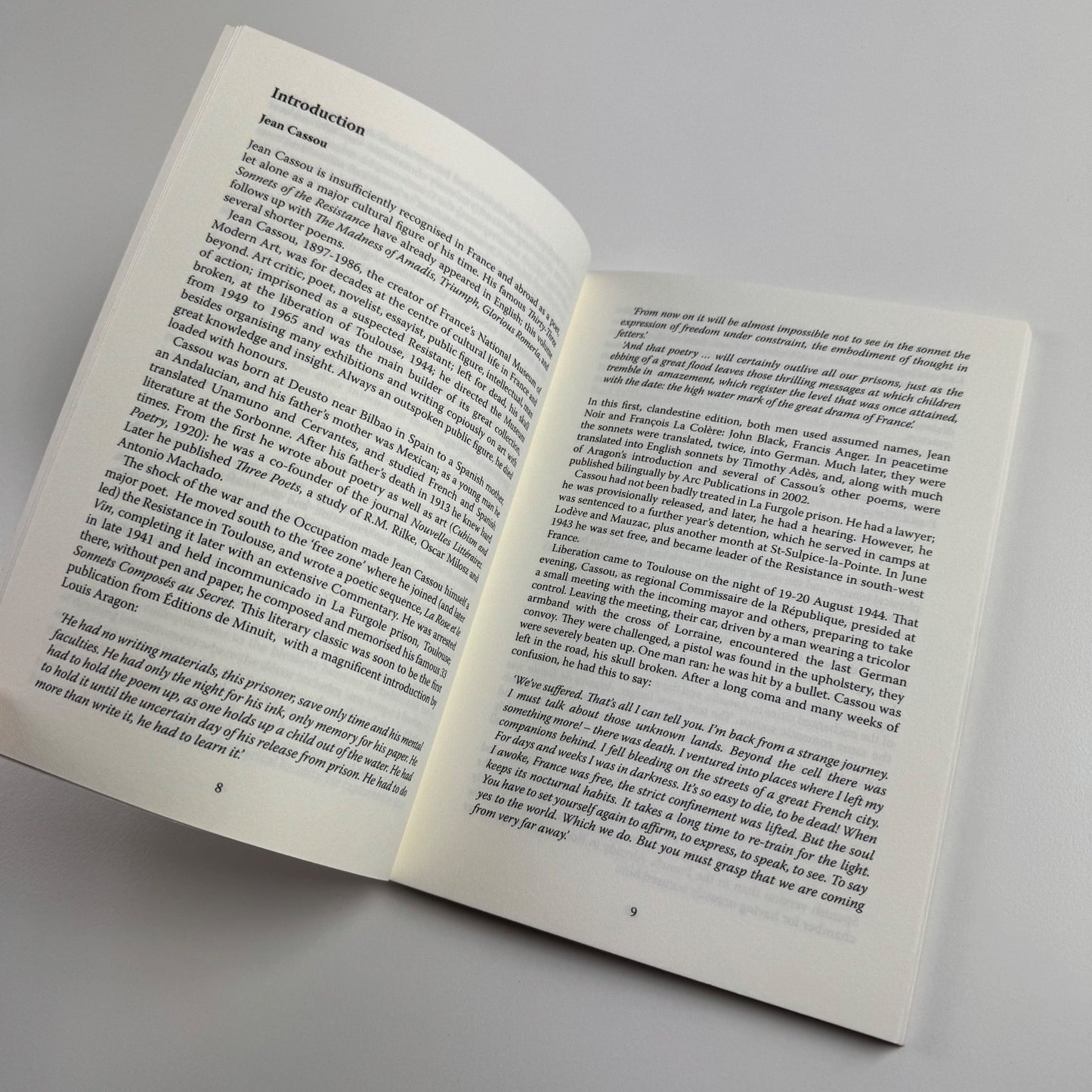 The Madness of Amadis and other poems by Jean Cassou | Agenda Editions, 2008