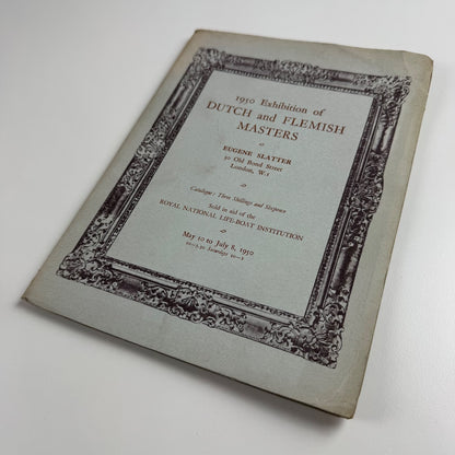 1950 Exhibition of Dutch and Flemish Masters | Eugene Slatter, London, 1950
