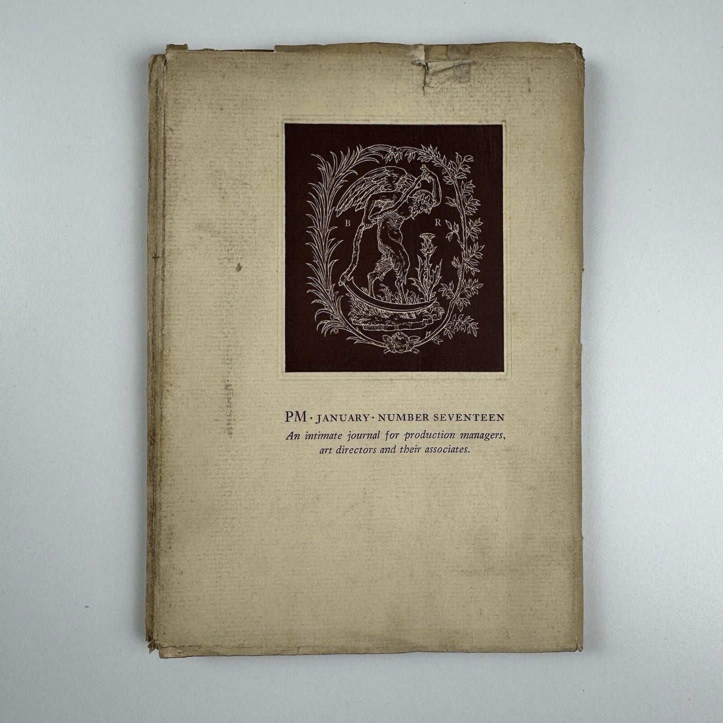 PM An Intimate Journal For Art Directors Vol. No. 5 January 1936 | Bruce Rogers | Editors Robert L. Leslie and Percy Seitlin