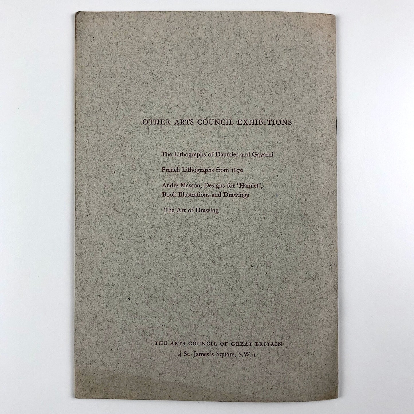 Exhibition of the Technique of Modern French Engraving | Arts Council 1948