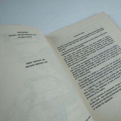 Beginners Guide to Design in Printing by Leslie G. Luker | Adana Printing Machines Ltd,  second ed 1965