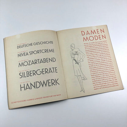 LUX – Zur Schönen [Jacob] Erbar-Grotesk | Type specimen | Ludwig & Mayer 1930s?