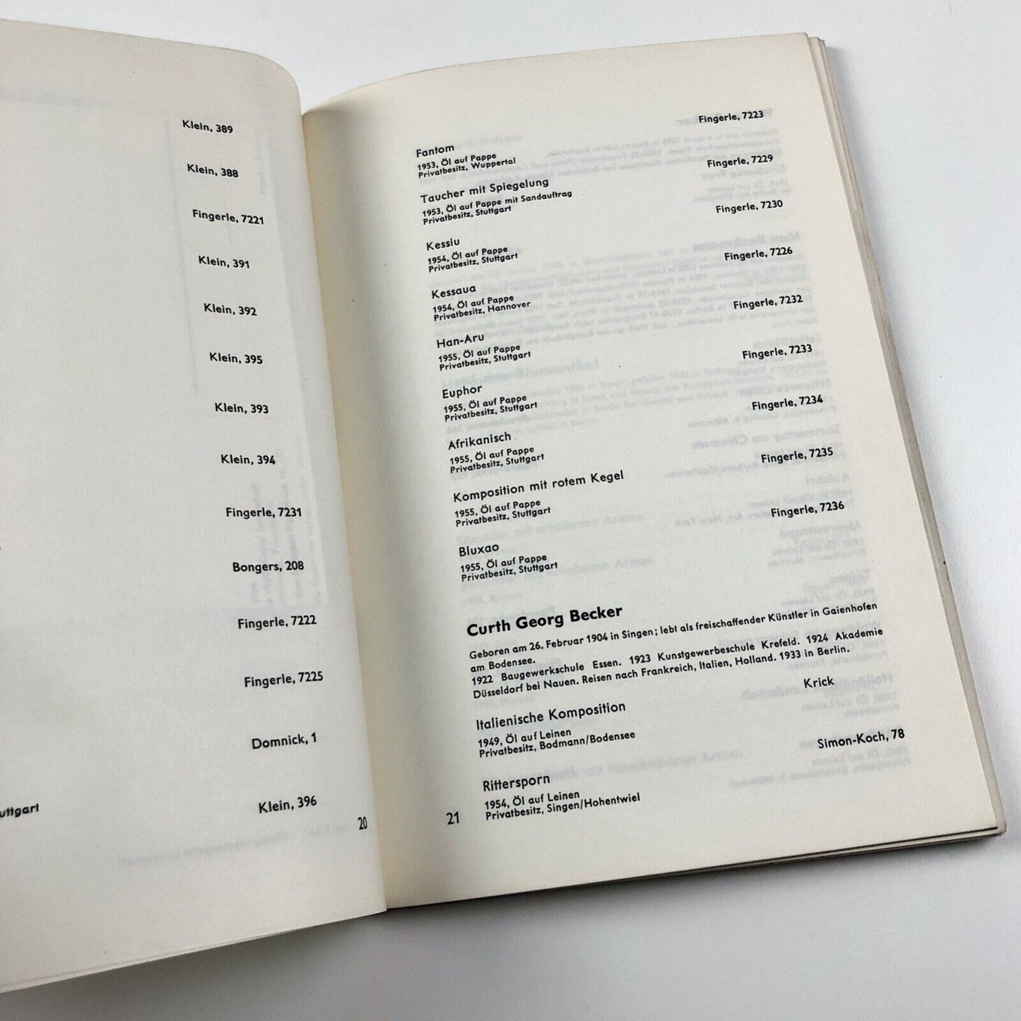 Postkarten zur Deutschen Kunst des XX Jahrhunderts | Ernst Thiele, 1958