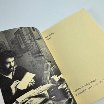 Trailer by Tom Phillips. From an edition of 500 signed and lettered edition Hansjorg Mayer