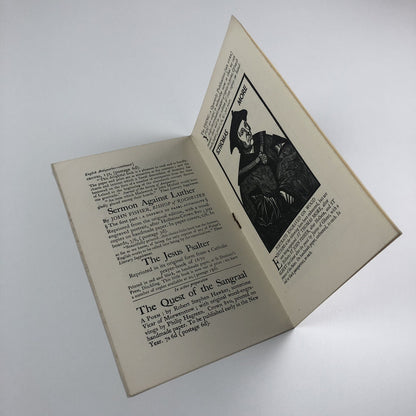 Edward Walters – Member of the Hand Printers Association | Promotional leaflet | Undated, 1930s?