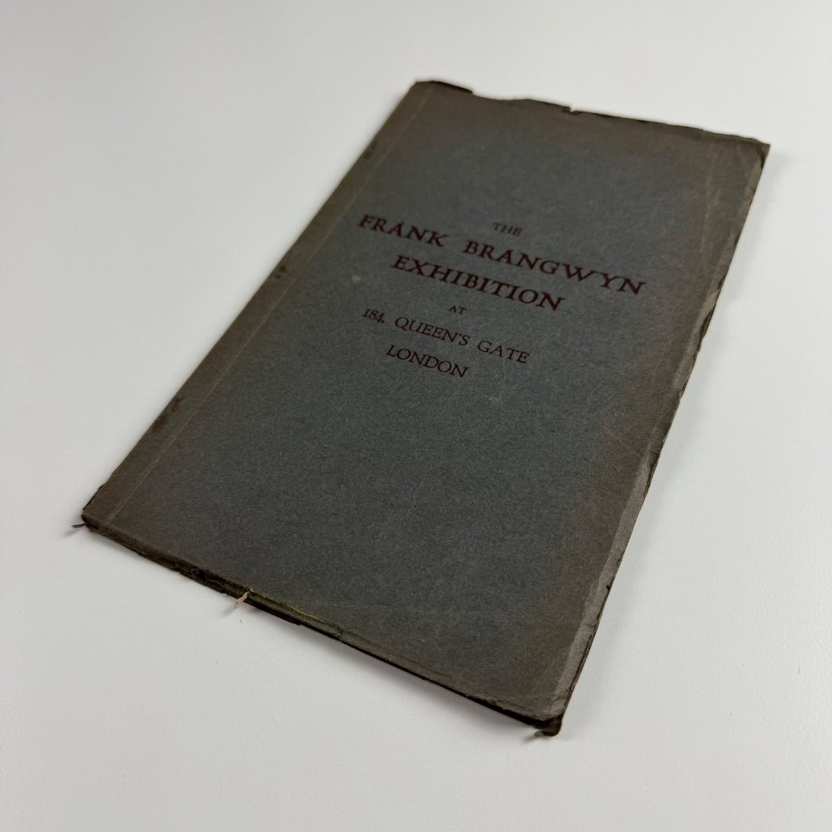 The Frank Brangwyn Exhibition | Barbizon House 184 Queen's Gate South Kensington 1924