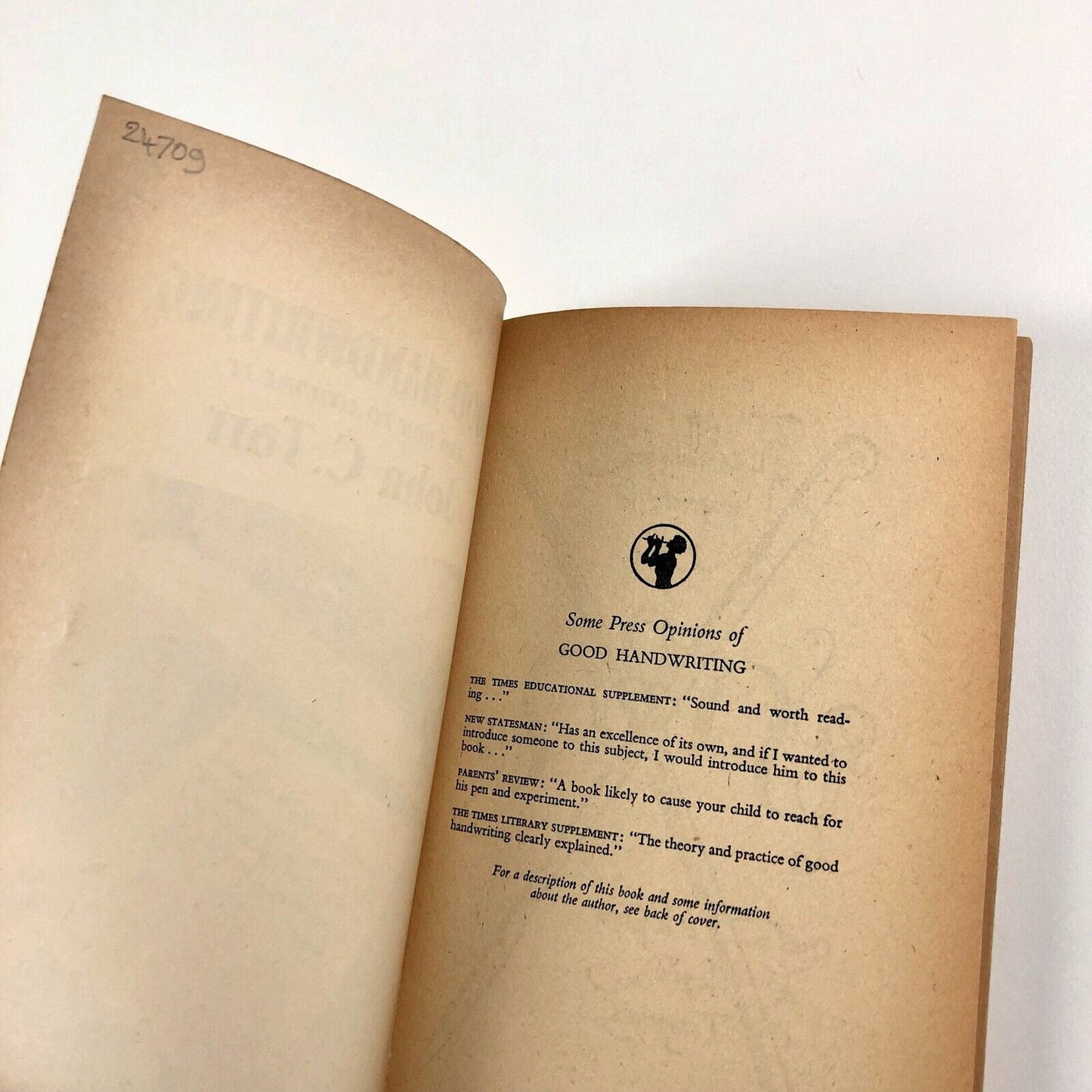 Good Handwriting and How to Acquire It, by John C. Tarr | Pan Books, 1957
