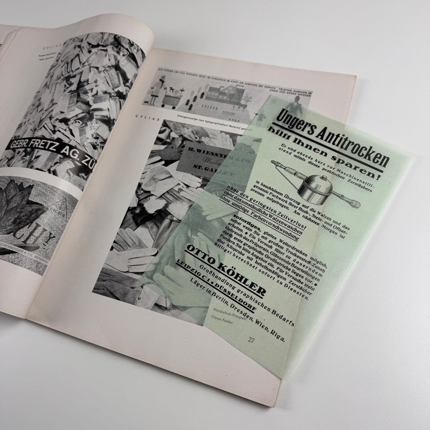 Gebrauchsgraphik International Advertising Art May 1930 Vol 7 no 5 edited by Professor HK Frenzel