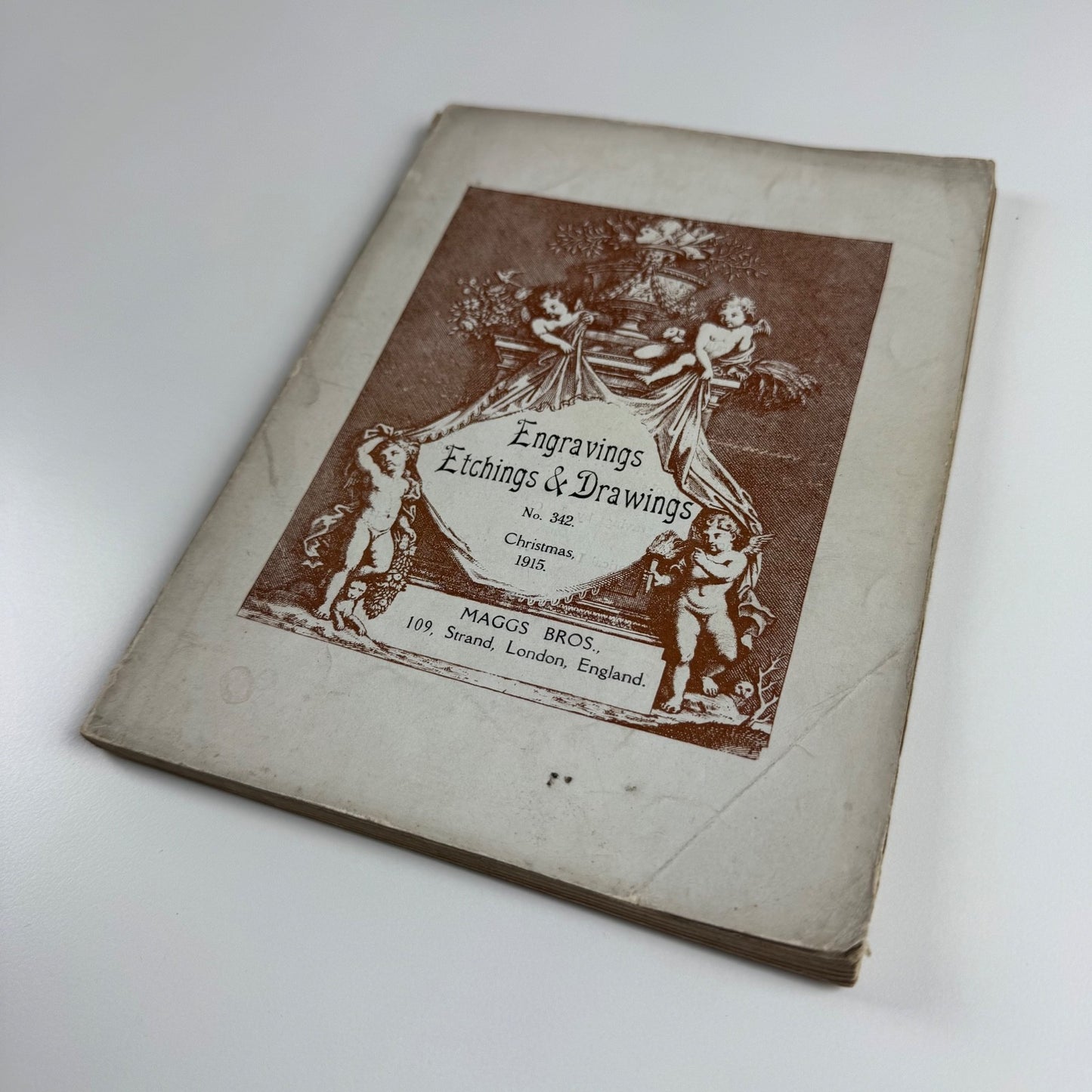 Engravings Etchings & Drawings No 342 Christmas 1915. Maggs Bros London