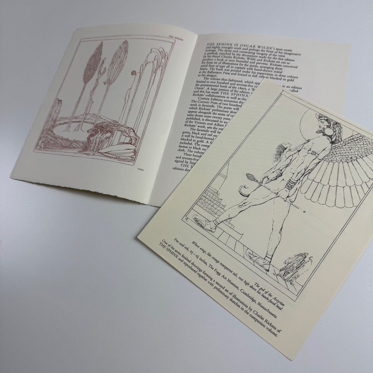 Prospectus for The Sphinx by Oscar Wilde | Curwen Press, 1981