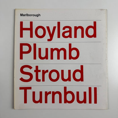 Hoyland Plumb Stroud Turnbull | Marlborough undated cat.105 design by Gordon House