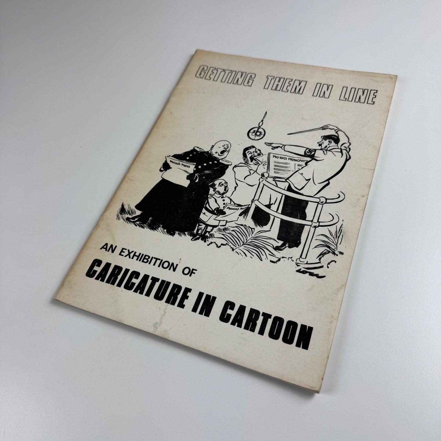 Getting them in Line exhibition of caricature in cartoon University of Kent 1975