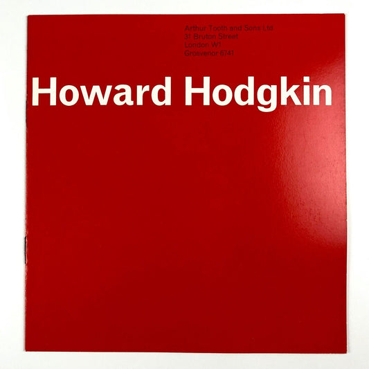 Howard Hodgkin | Arthur Tooth & Sons Ltd | 1962 exhibition catalogue