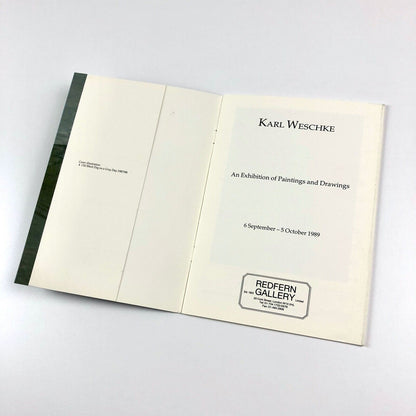 Karl Weschke. An Exhibition of Paintings and Drawings | Redfern Gallery, 1989
