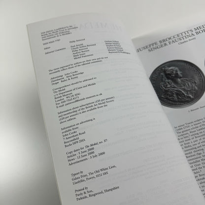The Medal. British Art Medal Society BAMS journal. Issue No. 36, Spring 2000