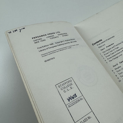 Photosetting by Andrew Bluhm | Pergamon Press, 1968