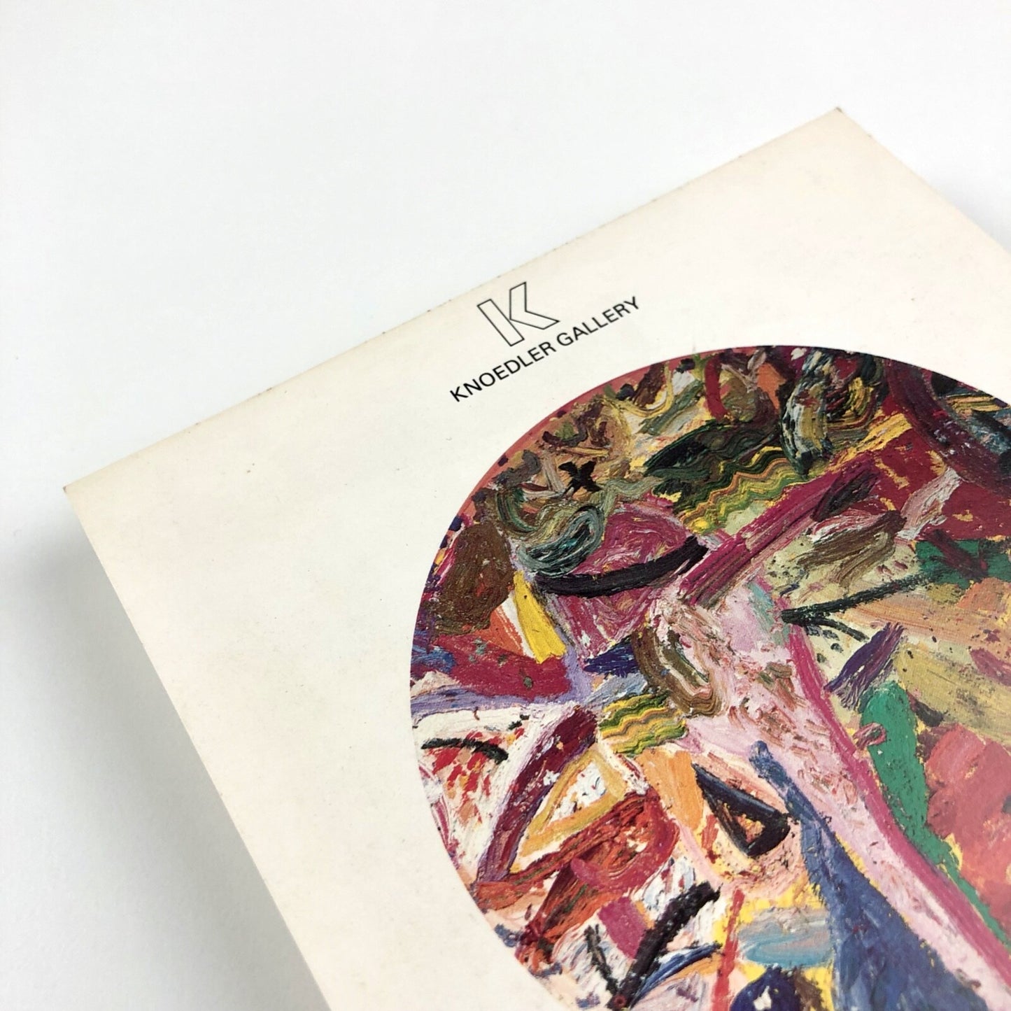 Gillian Ayres – private view invite | Kasmin Knoedler Gallery, 1982