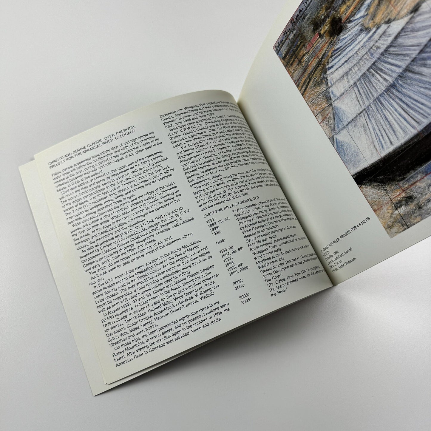 Christo and Jeanne-Claude. Over the River project for Arkansas River | Annely Juda catalogue