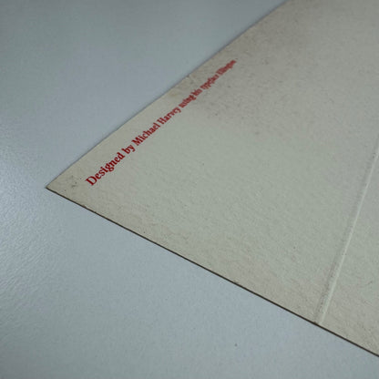 Monotype Christmas card 1989, unfinished | Ellington | Design by Michael Harvey