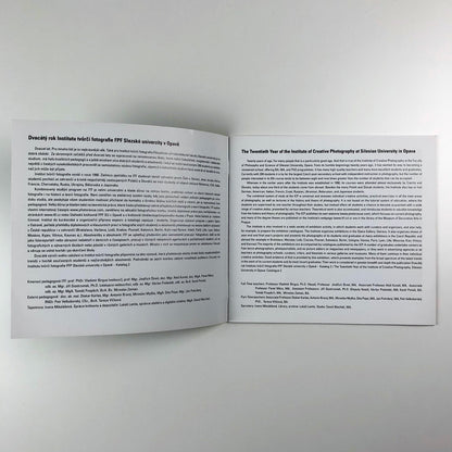 The Twentieth Year of the Institute of Creative Photography | Catalogue 1 | Silesian University, 2010