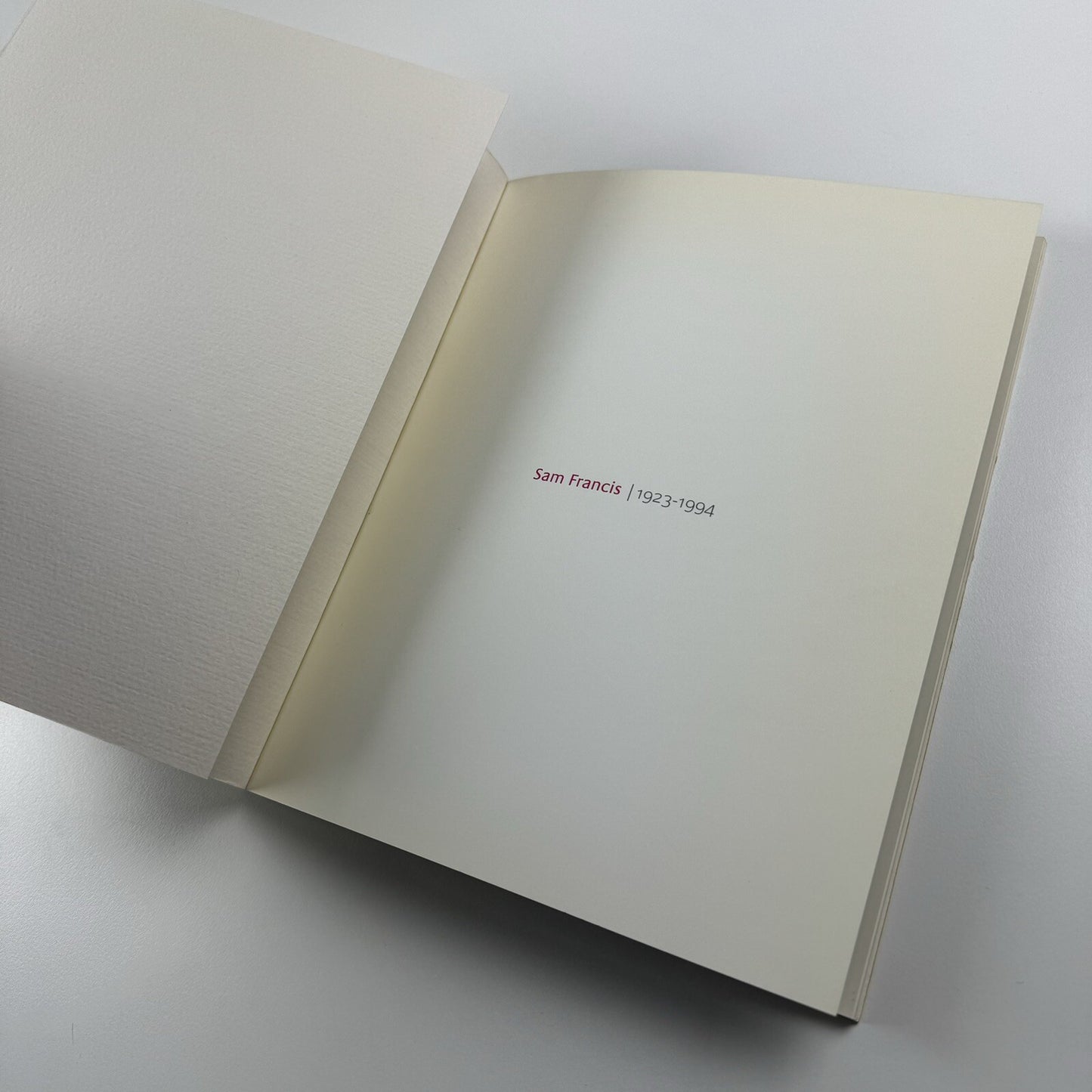 Sam Francis 1923-1994 | Robert Sandelson/Broadbent, London 2003 catalogue