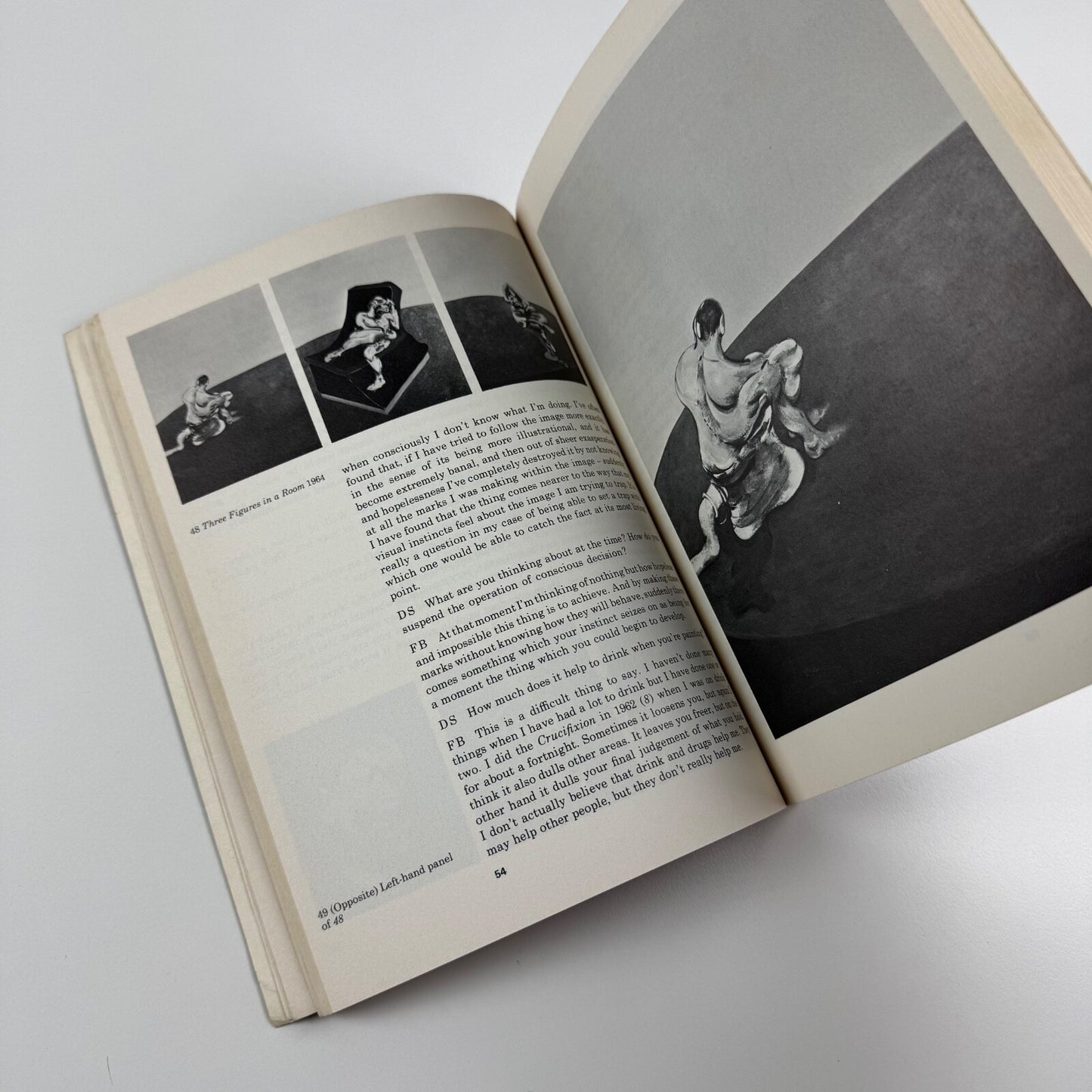 Interviews with Francis Bacon 1962 1979 by David Sylvester Thames & Hudson 1980