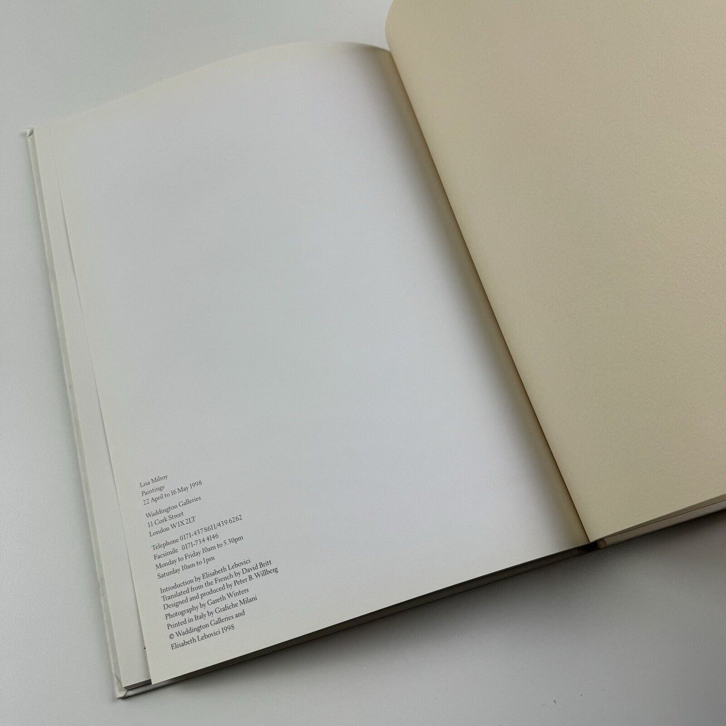 Lisa Milroy Paintings | Waddington Galleries, London, 1998