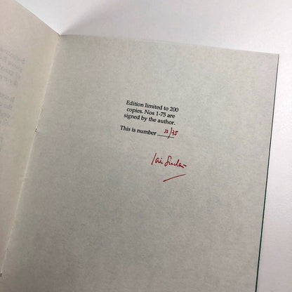 Significant Wreckage. Mir Poets Six by Iain Sinclair | Words Press, 1988 | signed 23/75