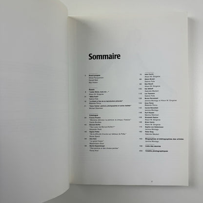 Cher Peintre… Lieber Male … Dear Painter …. Peintures figuratives depuis l’ultime Picabia | Centre Pompidou 2002 | Touring exhibition catalogue