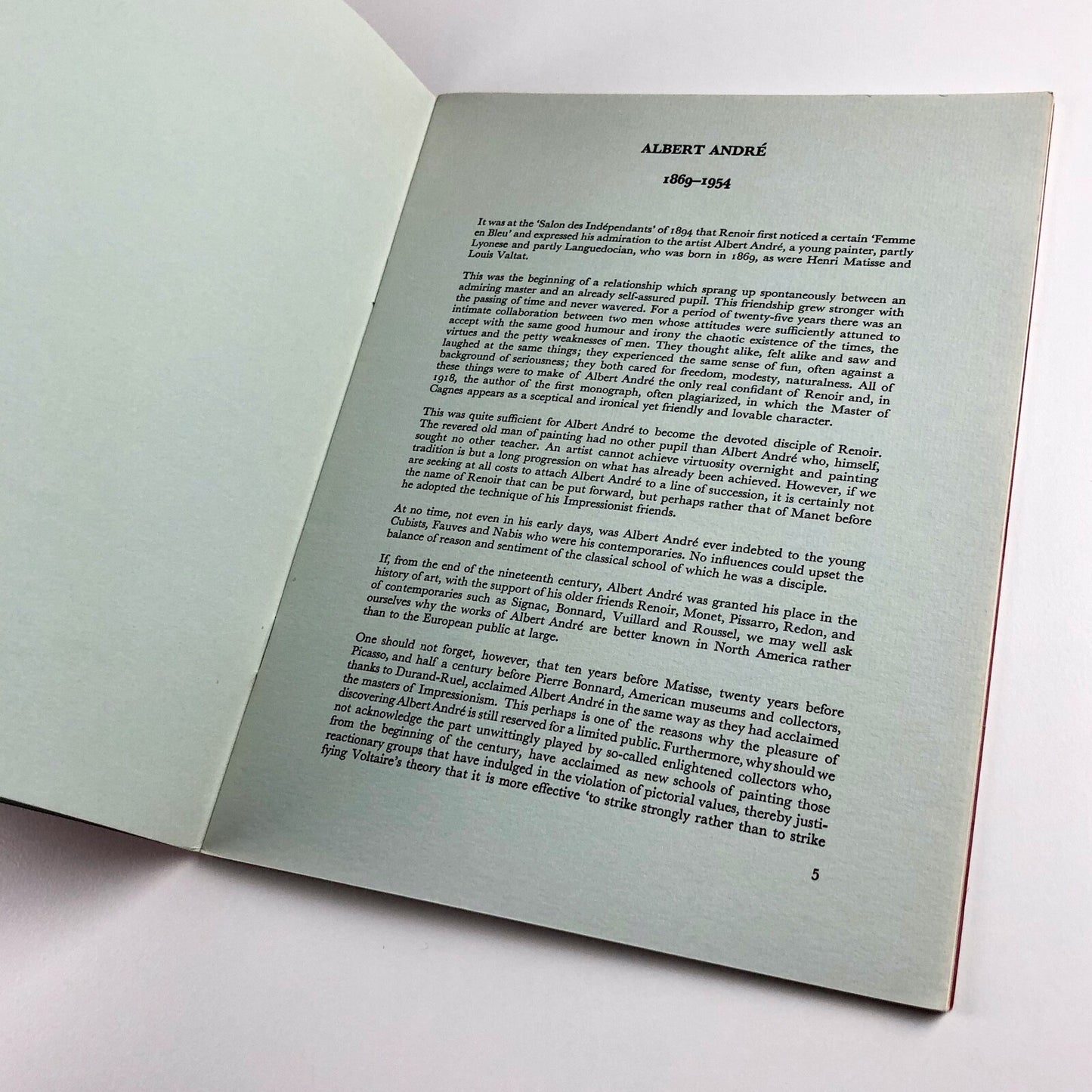 Albert André – Paintings and Watercolours | Wildenstein & Co catalogue, 1970