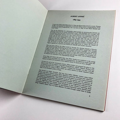 Albert André – Paintings and Watercolours | Wildenstein & Co catalogue, 1970