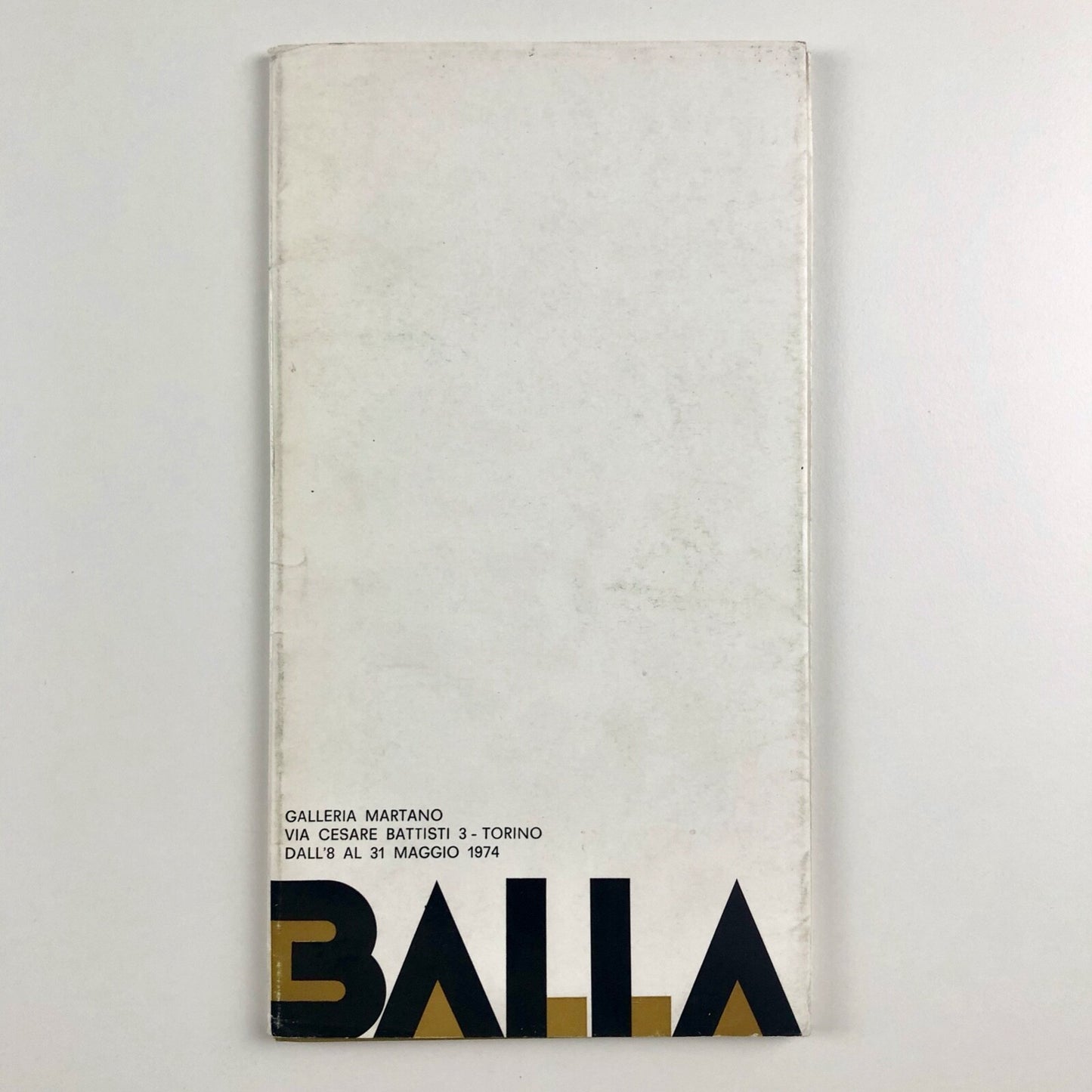 [Giacomo] Balla | Galleria d'Arte Martano Torino 1974