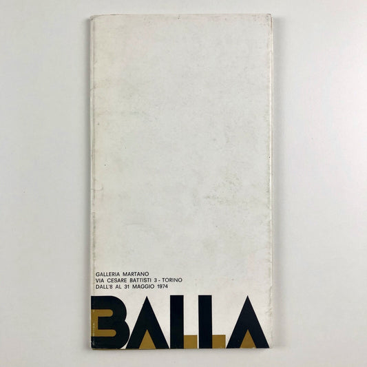 [Giacomo] Balla | Galleria d'Arte Martano Torino 1974