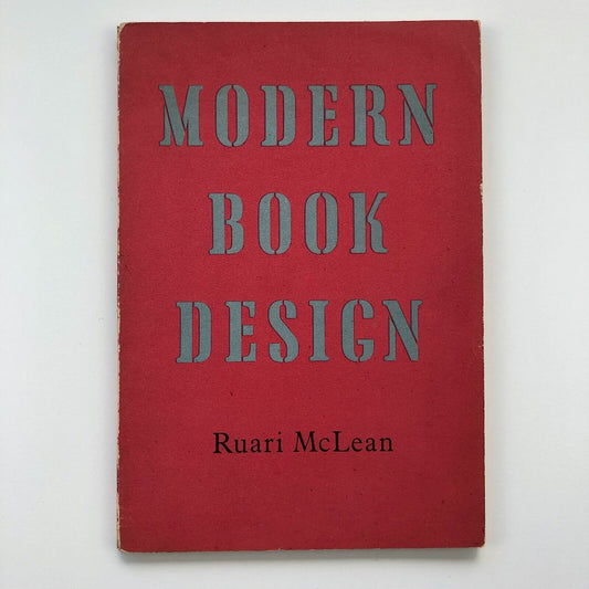 Modern Book Design by Ruari McLean | The British Council, 1951 | Colin Banks