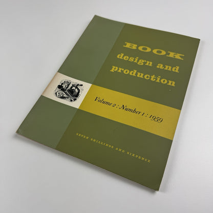 Book Design and Production – Vol 2 No 1 1959 | Printing News Ltd | Editor James Moran