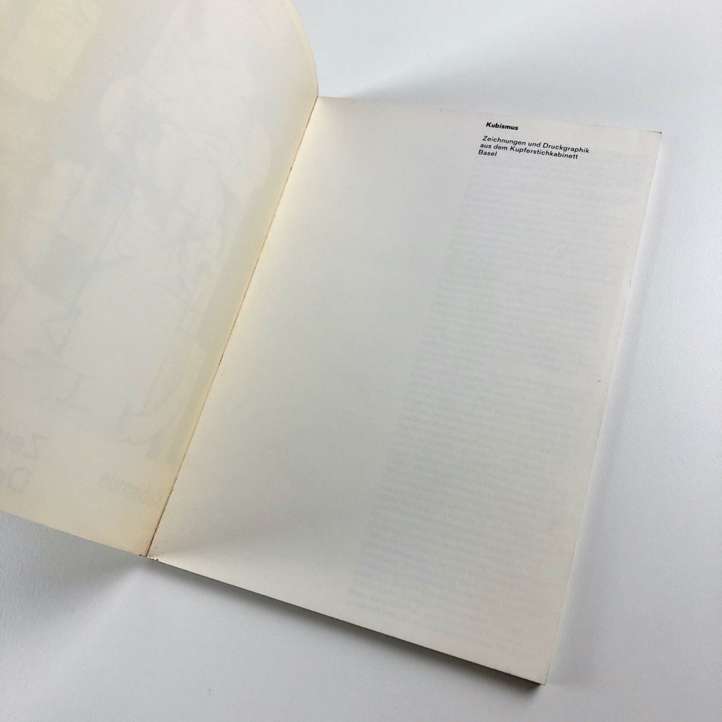 Kubismus. Zeichnungen und Druckgraphik aus dem Kupferstichkabinett | Basel, 1969