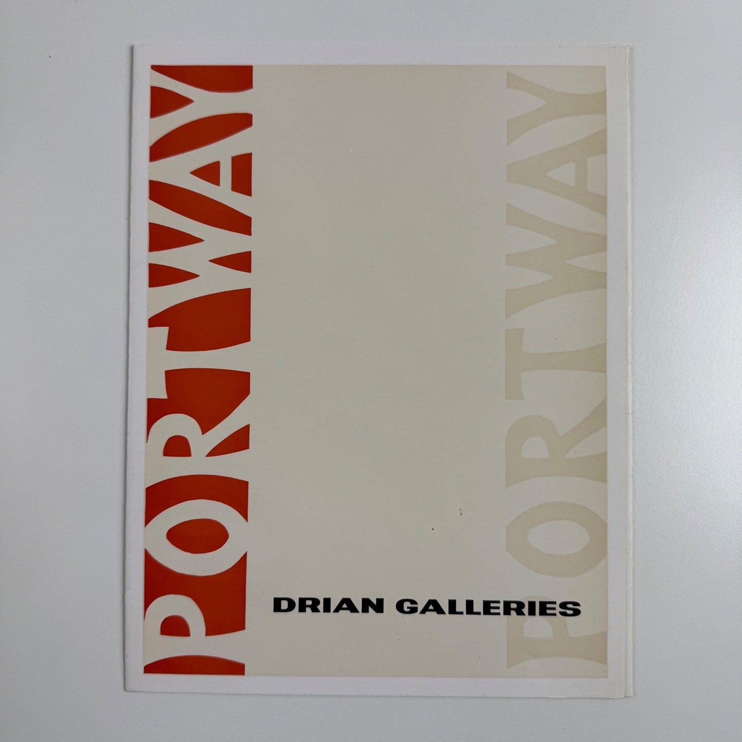 Douglas Portway | Drian Galleries, London 1961