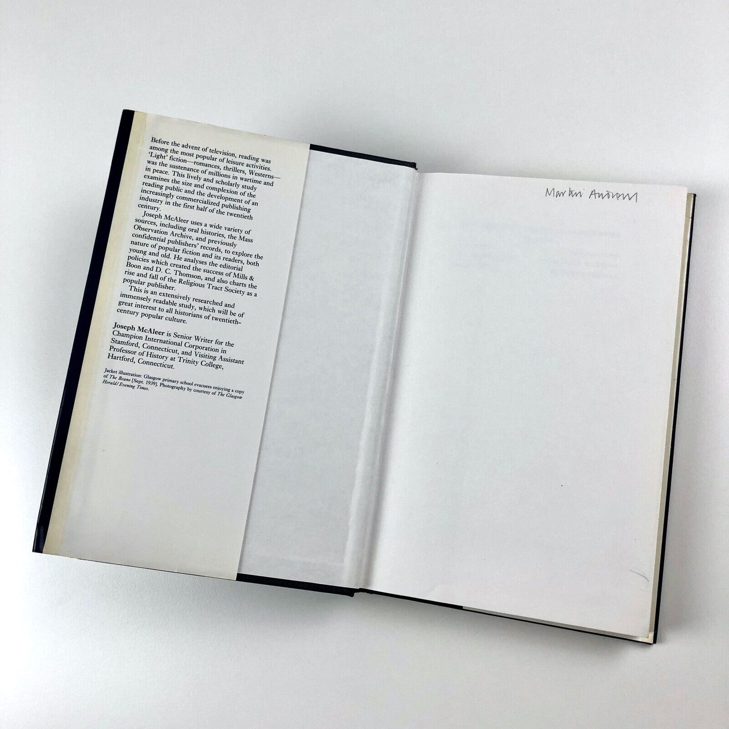 Popular Reading and Publishing in Britain 1914-1950 by Joseph McAleer | Clarendon Press | Oxford Historical Monographs, 1992