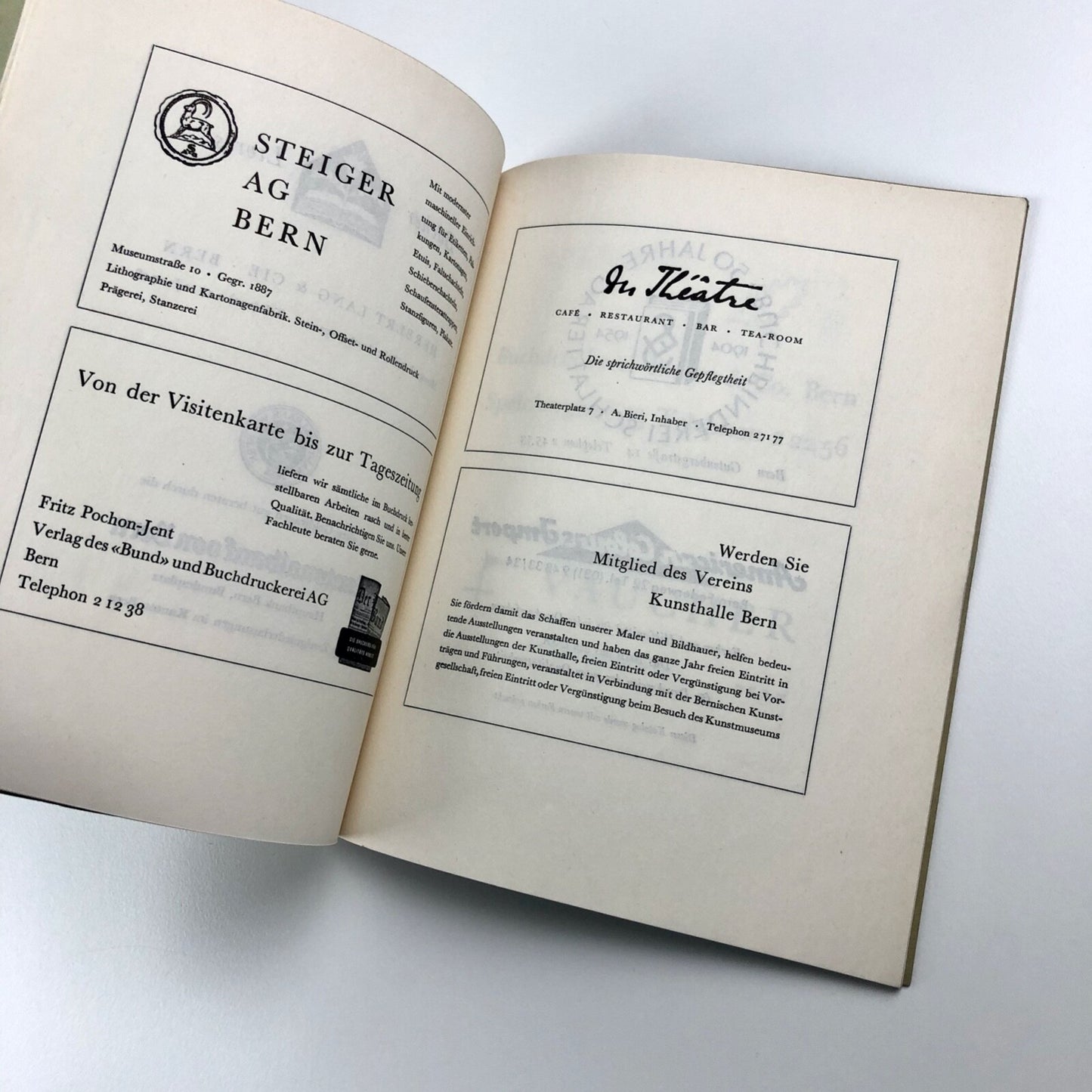 Leo Deck | Kunsthalle, Bern – exhibition catalogue | 1954