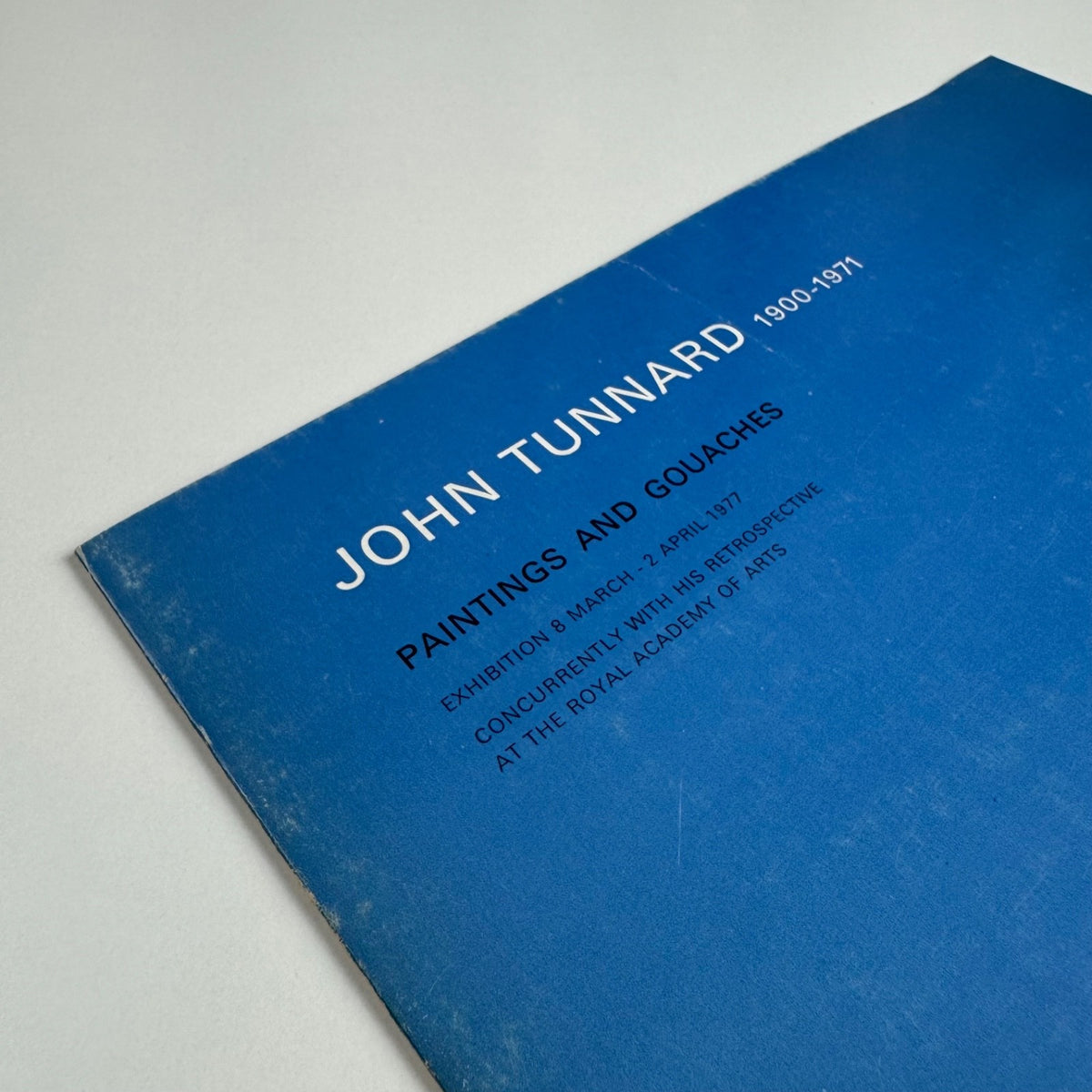 Folding card/catalogue John Tunnard Paintings & Gouaches | Redfern Gallery 1977